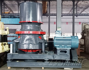 Single cylinder hydraulic cone crusher
