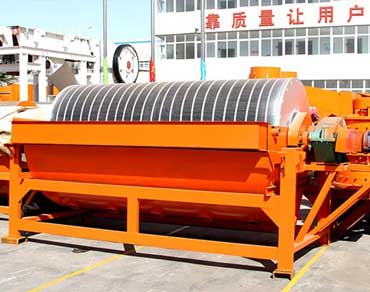 Wet process magnetic separator